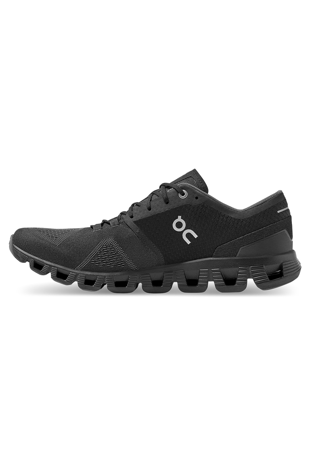 On, Pantofi sport de plasa Cloud X, Gri inchis/ Negru, 5.5