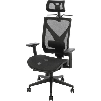 Scaun birou ergonomic Kring Mike, cu suport lombar si brate reglabile, mesh, Negru Scaun birou ergonomic Kring Mike, cu suport lombar si brate reglabile, mesh, Negru