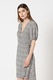 Vero Moda, Rochie mini petrecuta Henna, Negru/Alb, M