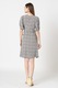 Vero Moda, Rochie mini petrecuta Henna, Negru/Alb, M