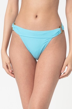 Vero Moda, Slip cu aspect striat Eddy, Turcoaz Vero Moda, Slip cu aspect striat Eddy, Turcoaz