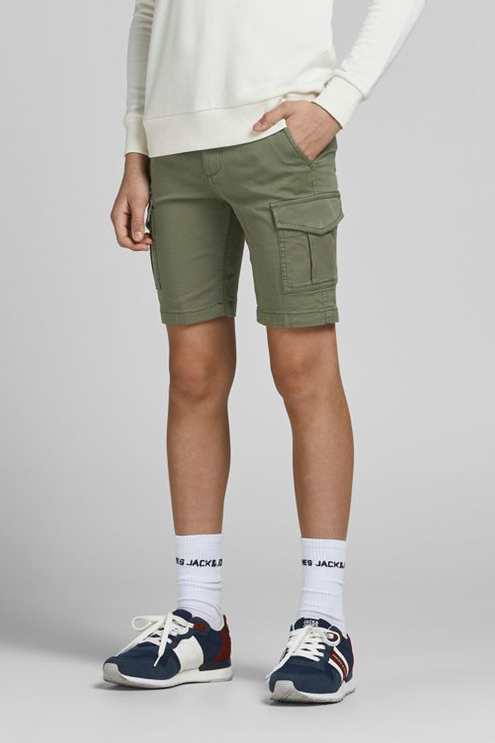 Jack&Jones, Bermude cargo Joe, Verde sparanghel