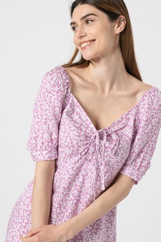 Only, Rochie cu imprimeu Sonja, Roz orhidee/Alb Only, Rochie cu imprimeu Sonja, Roz orhidee/Alb