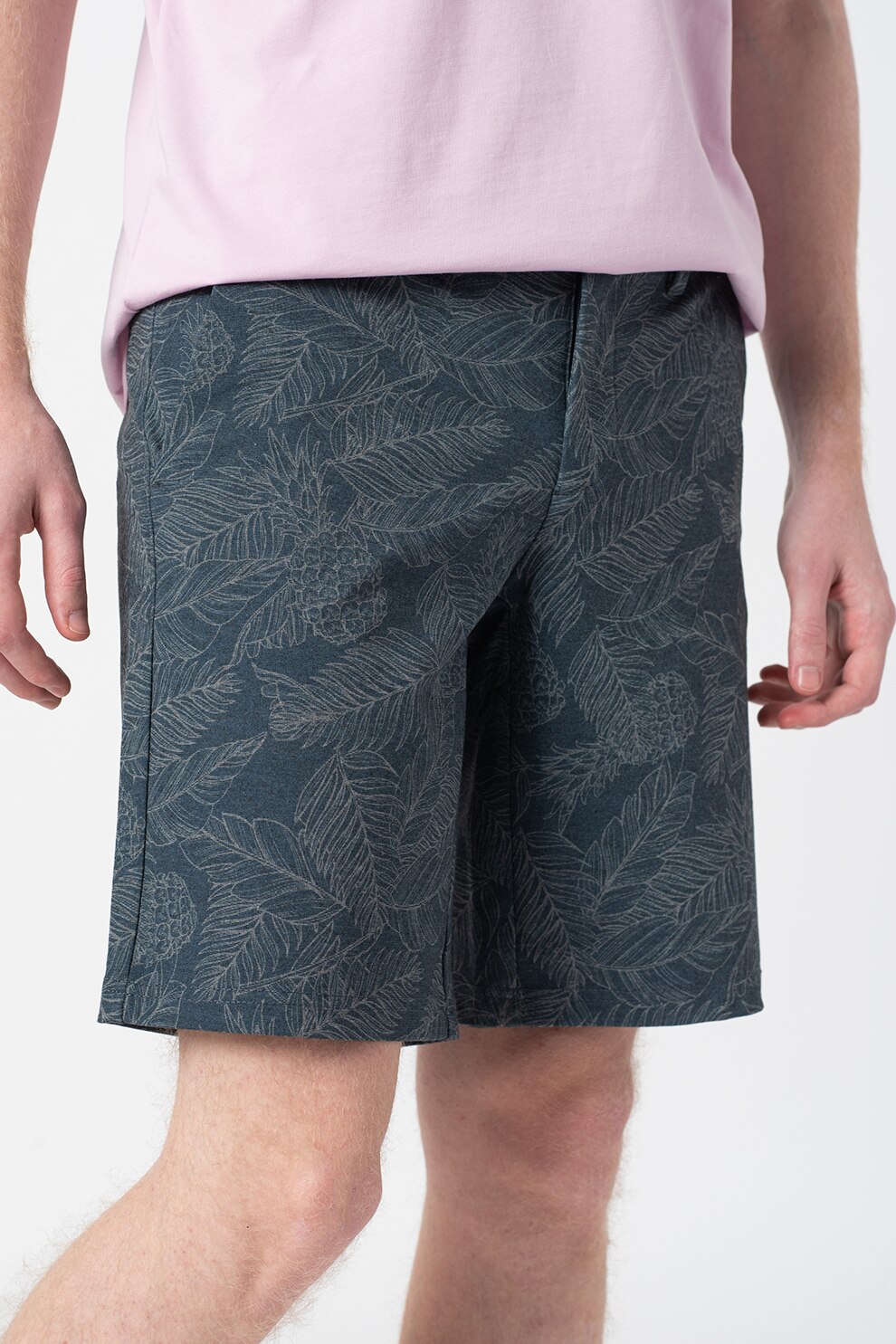 Only & Sons, Bermude cu imprimeu Mark, Verde persan