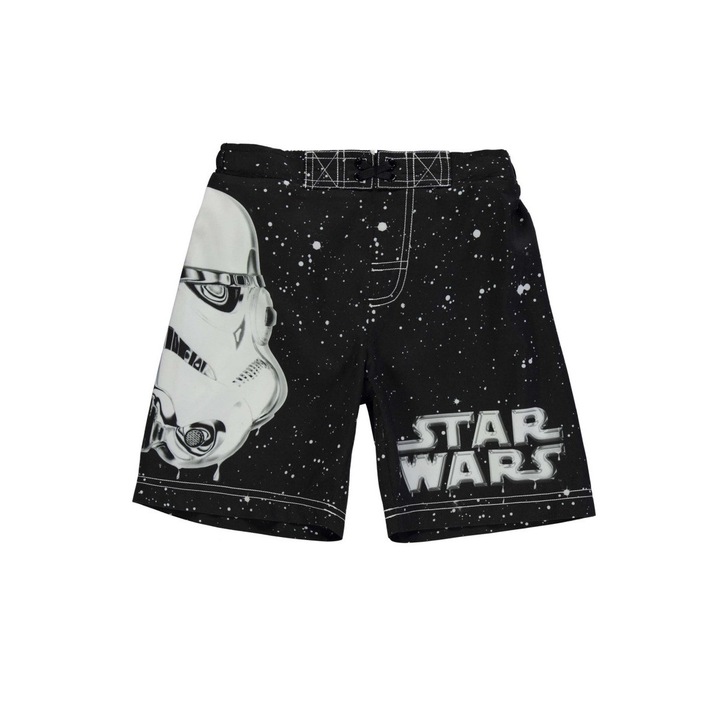 Детски бански шорти Character Star Wars, Черен, 9-10 Years