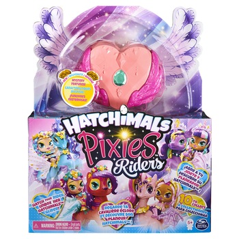 Set de joaca Hatchimals - Pixies Riders, Tigrul Zburator Set de joaca Hatchimals - Pixies Riders, Tigrul Zburator