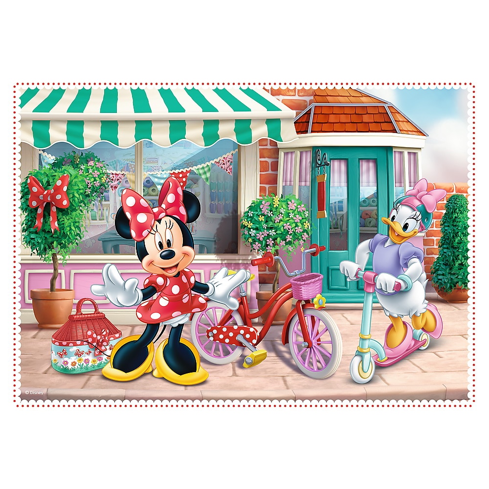 Puzzle Trefl 4 in 1 - Minnie Mouse, 12/15/20/24 piese 
