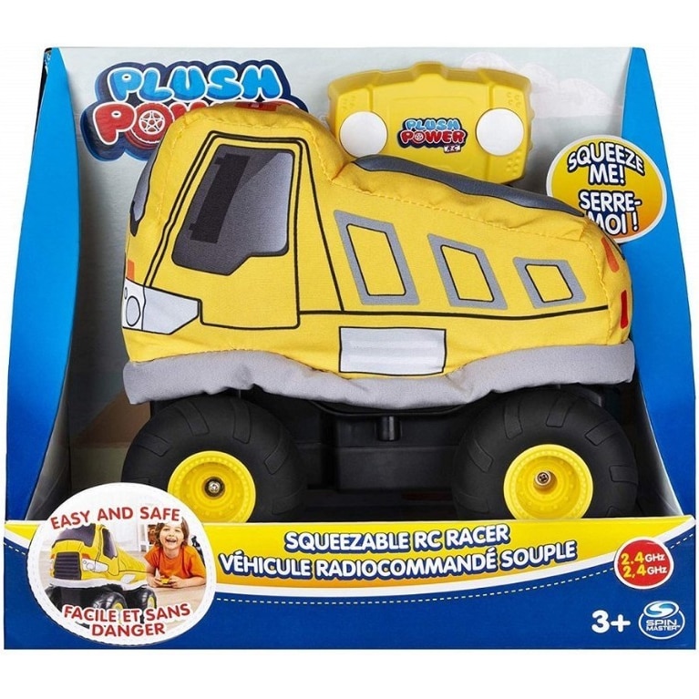 Masinuta RC Spin Master - Plush Power, Basculanta