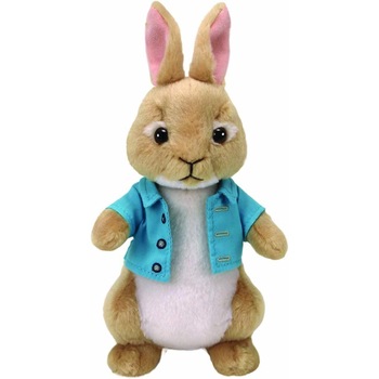 Jucarie de plus TY Beanie Babies - Peter Rabbit, Cottontail, 15 cm Jucarie de plus TY Beanie Babies - Peter Rabbit, Cottontail, 15 cm