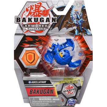 Figurina Bakugan Armored Alliance - Auxillataur, cu card Baku-Gear Figurina Bakugan Armored Alliance - Auxillataur, cu card Baku-Gear