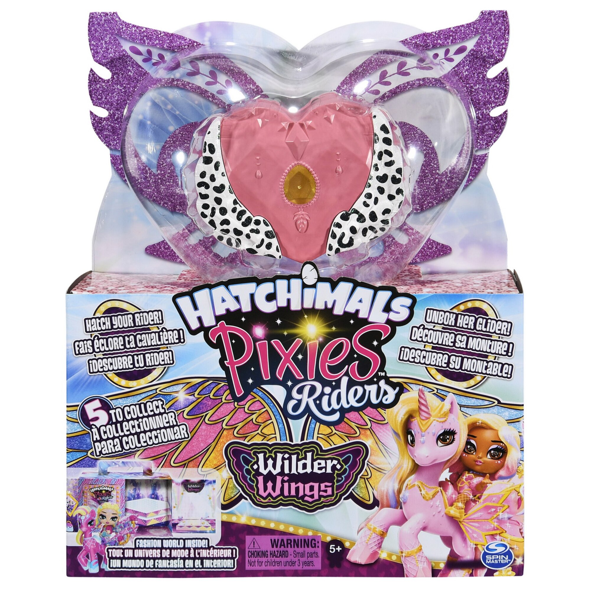 Set de joaca Hatchimals - Pixies Riders, leopard