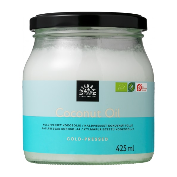 Ulei de cocos bio presat la rece, Urtekram, 425ml