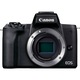 Aparat foto mirrorless Canon EOS-M50 Mark II, 24.1 MP, 4K, Wi-Fi, Negru, + Obiectiv 15-45mm + Geanta + Card memorie 16GB