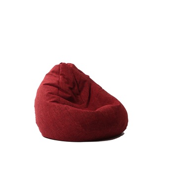 Fotoliu Pufrelax tip Sac Nirvana Grande Gama Premium Textil, Red Wine, husa detasabila, umplut cu perle polistiren Fotoliu Pufrelax tip Sac Nirvana Grande Gama Premium Textil, Red Wine, husa detasabila, umplut cu perle polistiren