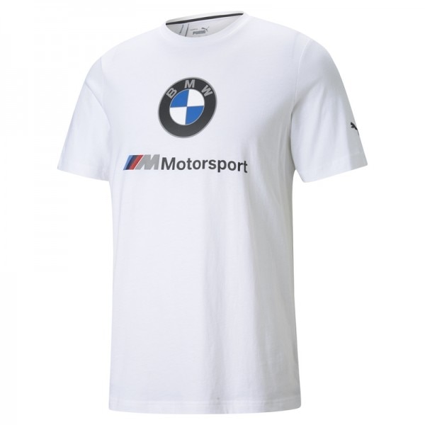 Tricou Puma bmw mms ess logo tee, XS INTL, Alb
