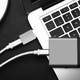 Адаптер Fixed Link, USB-C към USB-A, Алуминиев, Сив