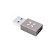 Адаптер Fixed Link, USB-C към USB-A, Алуминиев, Сив