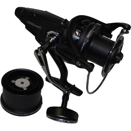 Mulineta Windblade CFR 10000, cu tambur long-cast 0,40mm/400m, frana fata si spate, rulmenți 12+1, baitrunner