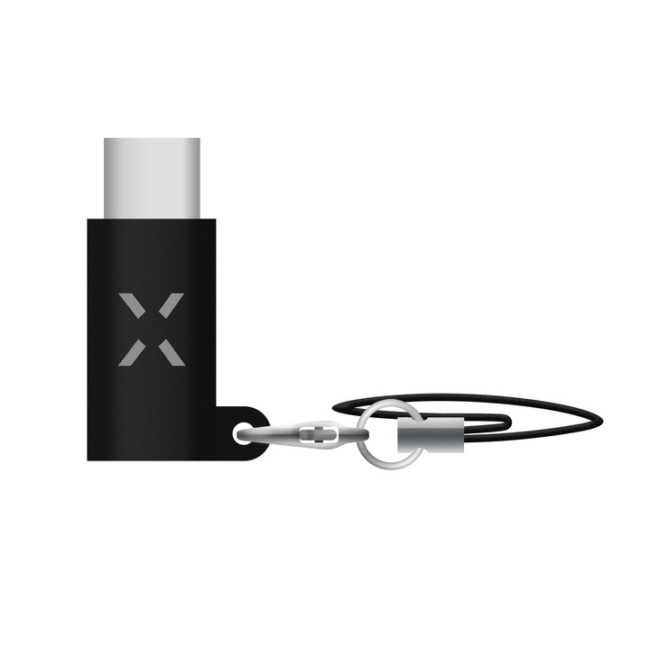 Adaptor microUSB la USB-C, Fixed Link, Negru