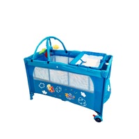 patut pliant multifunctional cu 2 nivele masuta de infasat si 2 arcade cu jucarii albastru deschis imagen 47_0_
0
