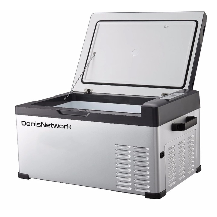 Frigider Auto cu Compresor, functie Congelare -20°, 25 litri, 12-24V, Bluetooth, DenisNetwork™