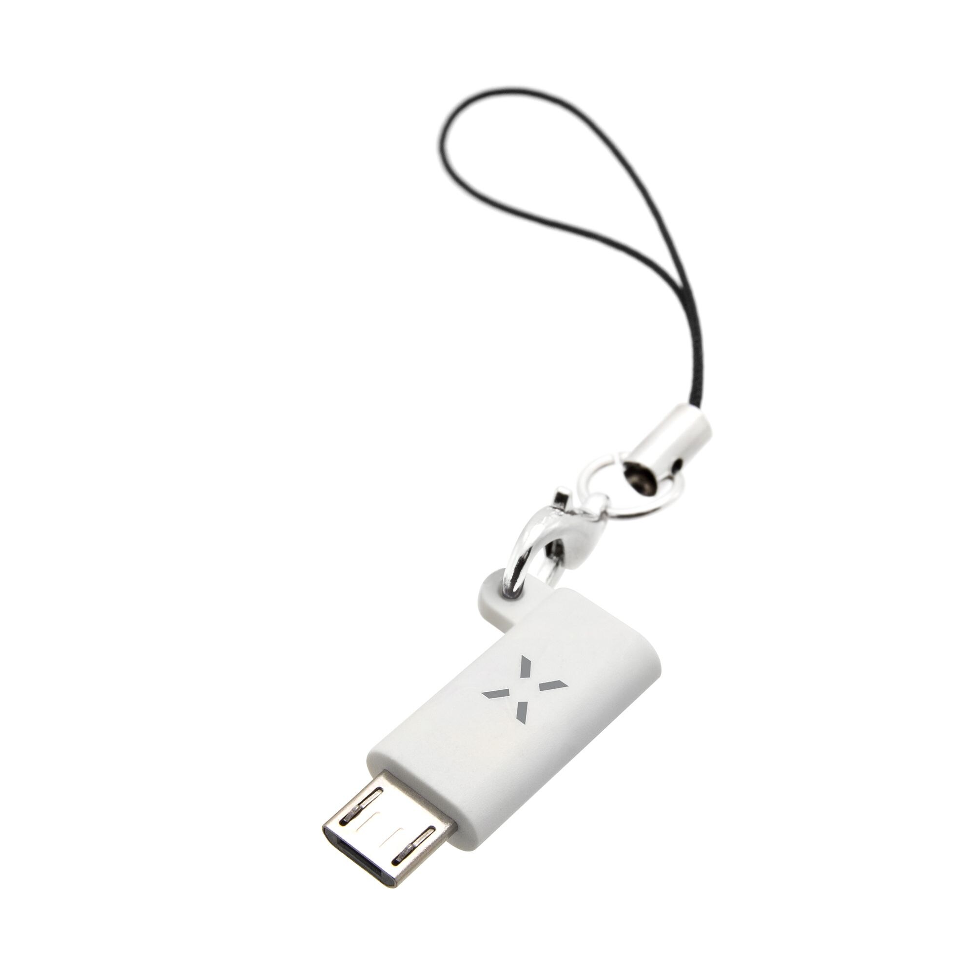 Adaptor USB-C la microUSB, Fixed Link, Alb