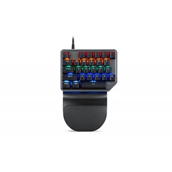 Tastatura gaming mecanica Motospeed K27 cu fir de 1.5m, conexiune USB, iluminat RGB, Negru - 60505162 Tastatura gaming mecanica Motospeed K27 cu fir de 1.5m, conexiune USB, iluminat RGB, Negru - 60505162