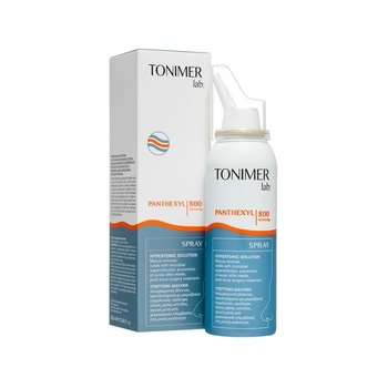 Solutie Hipertonica, Tonimer Panthexyl Spray, Apa de Mare recomandata pentru Indepartarea si Fluidificarea Mucusului in cazul Racelilor cu Suprainfectie Microbiana, 100 ml Solutie Hipertonica, Tonimer Panthexyl Spray, Apa de Mare recomandata pentru Indepartarea si Fluidificarea Mucusului in cazul Racelilor cu Suprainfectie Microbiana, 100 ml