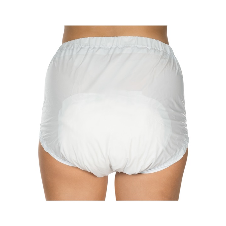 Chiloti incontinenta nivel 4-5, Suprima, Unisex, PVC, Alb, Marime S