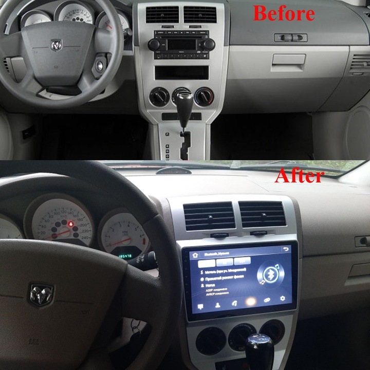 Multimédia ZT navigációval, Jeep Dodge Caliber 2007-2012, Android, 4+2+16