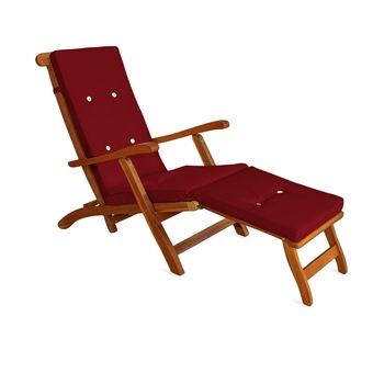 Perna sezlong, Deuba, Rosu, 173 x 43 x 6 cm Perna sezlong, Deuba, Rosu, 173 x 43 x 6 cm