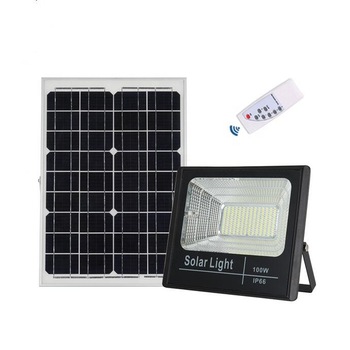 Proiector led 100W Rezistent La Apa cu panou solar cu Telecomanda teleMAG Proiector led 100W Rezistent La Apa cu panou solar cu Telecomanda teleMAG