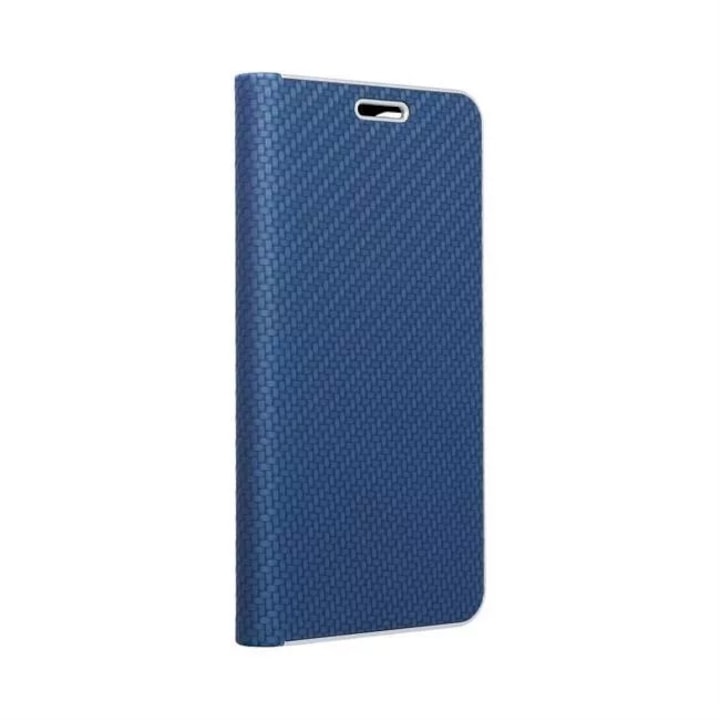 Калъф тип тефтер Forcell Luna Book Carbon за Samsung Galaxy A32 4G , Син