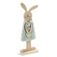 figurina iepuras paste din lemn cu rochita textil verde 10 cm x 5 cm x 31 h imagen 29_0_
0