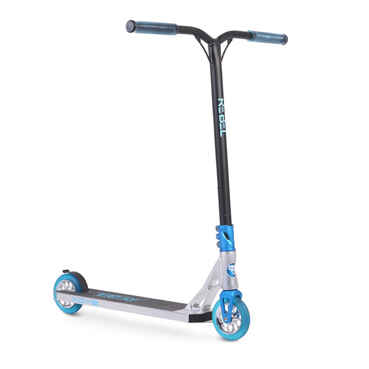 Тротинетка Byox, Stunt Rebel, син, 10 години +