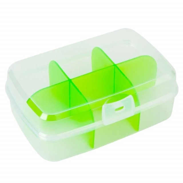 Cutie cu 6 compartimente pentru depozitarea plicurilor de ceai, mirodenii, 20 x 13 cm