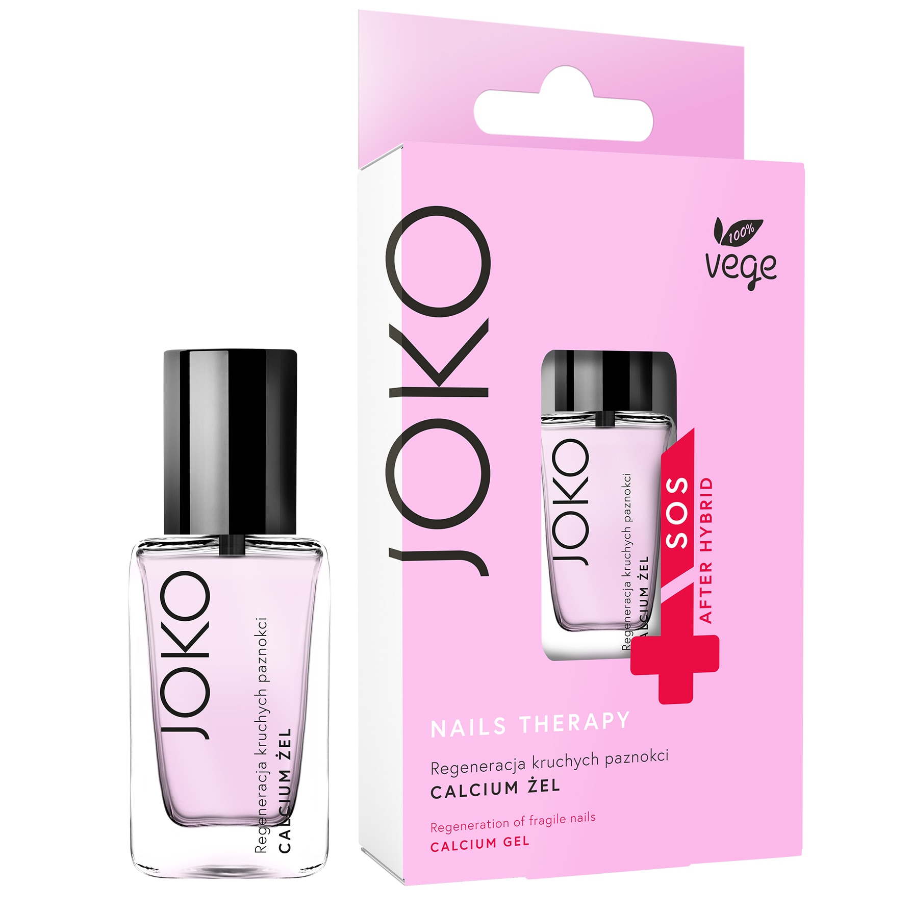 Tratament unghii JOKO 100% Vegan SOS After Hybrid, Mov deschis