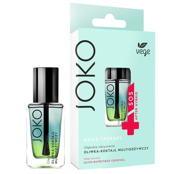 Tratament unghii JOKO 100% Vegan SOS After Hybrid, Verde/Albastru Tratament unghii JOKO 100% Vegan SOS After Hybrid, Verde/Albastru