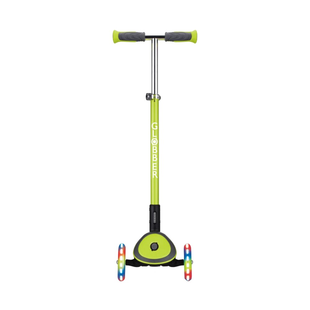 Trotineta pliabila Globber Elite Deluxe Lights Verde