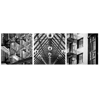 Set 3 tablouri pe sticla Industrys, 20x20 cm Set 3 tablouri pe sticla Industrys, 20x20 cm
