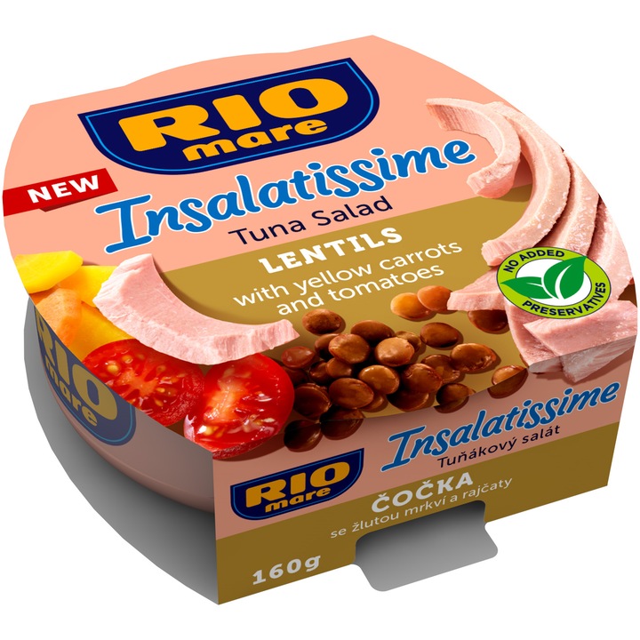 Salata cu ton si linte Insalatissime Rio Mare, 160g