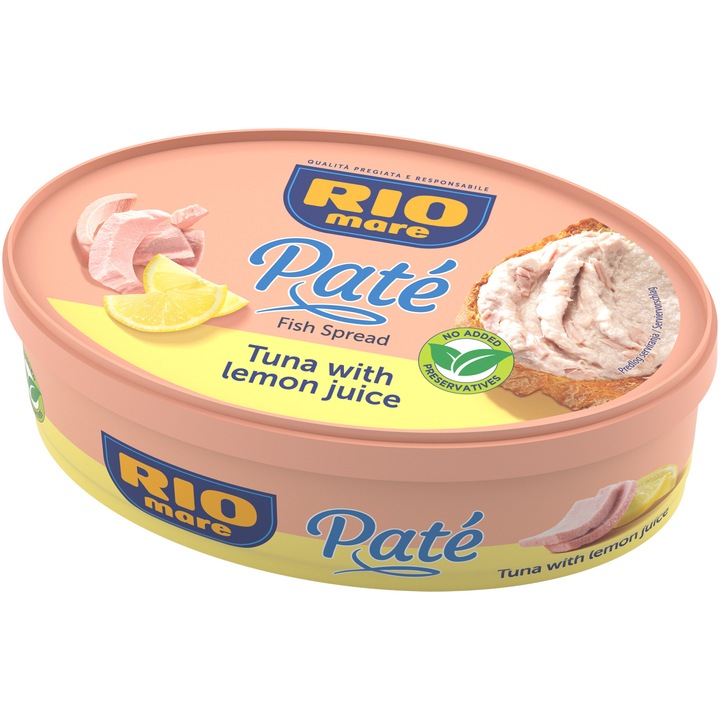 Pate de ton cu lamaie Rio Mare, 115g