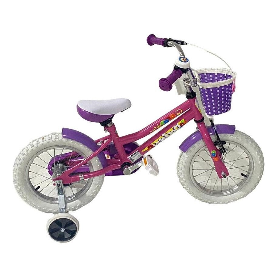 Bicicleta Copii Dhs 1402 - 14 Inch, Roz/Mov