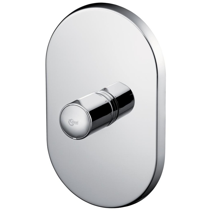 Смесител Ideal Standard, Melange, A4286, термостат централен вграден, без аксесоари, метална ръкохватка