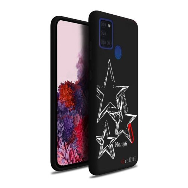 Telefontok Samsung Galaxy A21s - Graffiti No.196 mintás szilikon tok