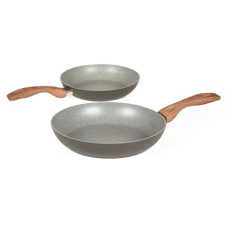 Set 2 tigai grandcucine, aluminiu, gri, 24/28cm