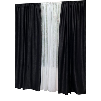 Set doua draperii 140X245cm si perdea 300X245cm by Liz Line-SDP68 Set doua draperii 140X245cm si perdea 300X245cm by Liz Line-SDP68