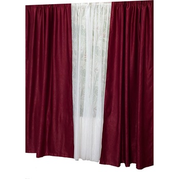 Set doua draperii 140X245cm si perdea 300X245cm by Liz Line-SDP69 Set doua draperii 140X245cm si perdea 300X245cm by Liz Line-SDP69