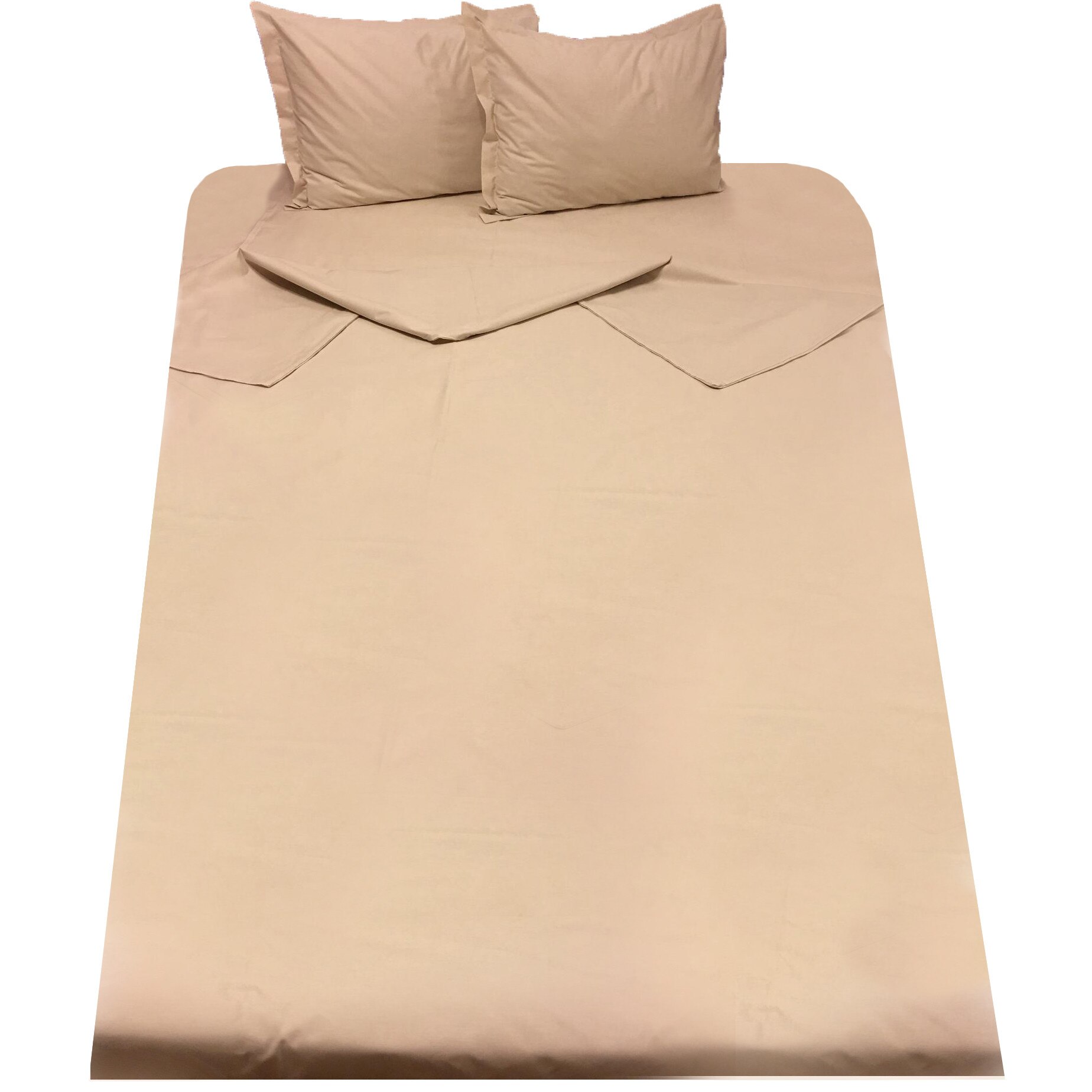 Set lenjerie cu elastic, 4 piese bumbac ranforce, pentru saltea de 1,60m, by Liz Line - L4RE42160