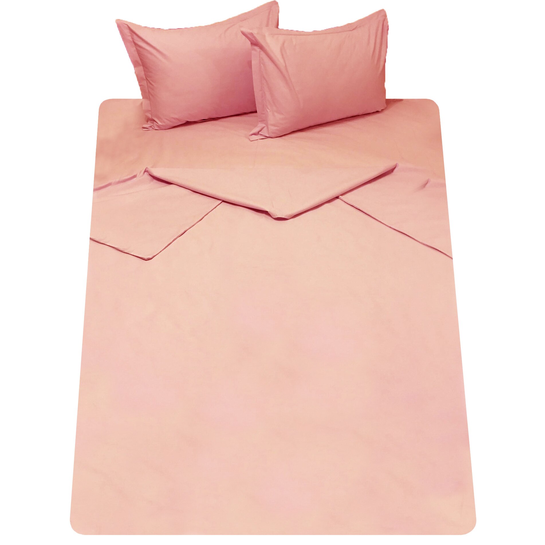 Set lenjerie cu elastic, 4 piese bumbac ranforce, pentru saltea de 1,60m, by Liz Line - L4RE41160